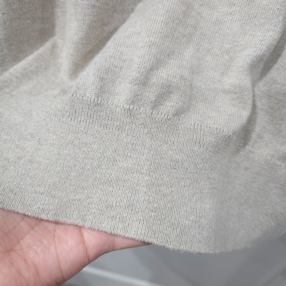 Men's Light Beige Cardigan Sweater, Big & Tall 2XL, Nwt Preppy Grandpacore - Picture 12 of 13